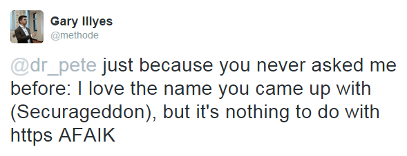 GoogleのGary Illyes氏twitterキャプチャ